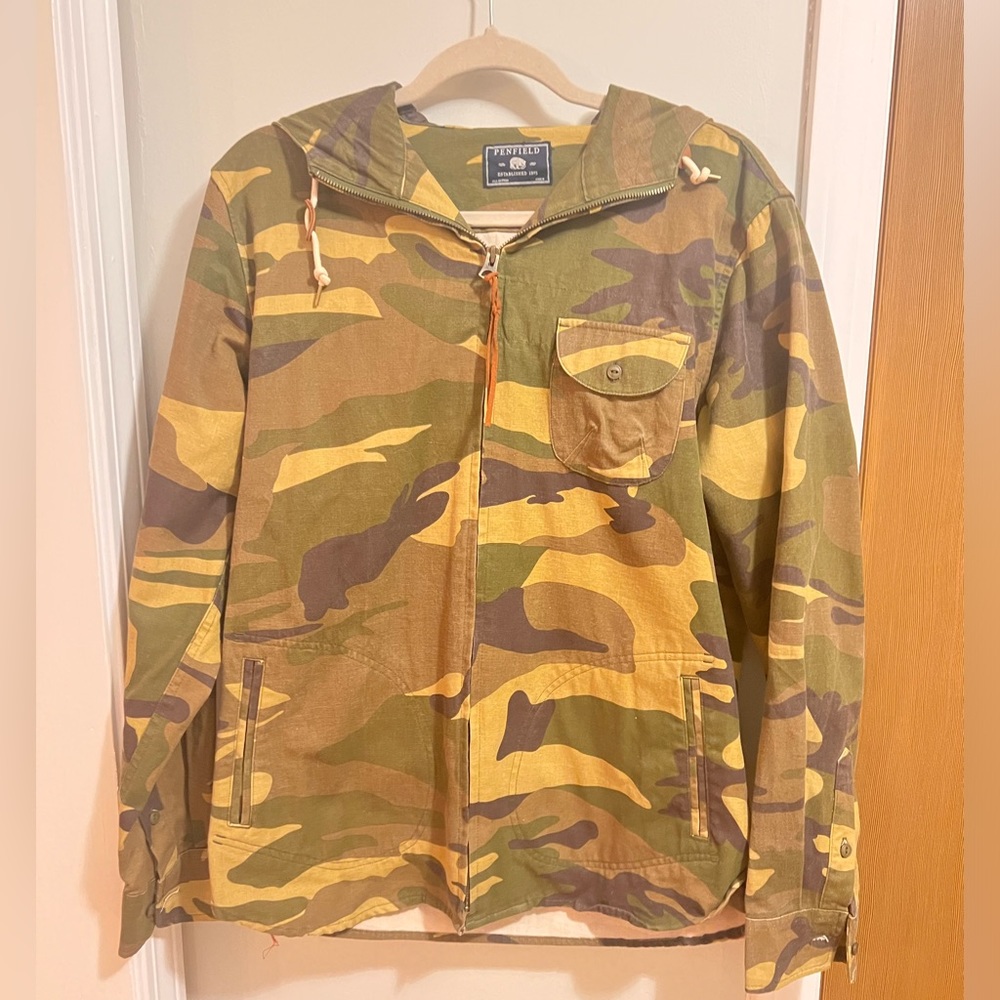 Penfield Green Camp Hooded Spring Field Jacket